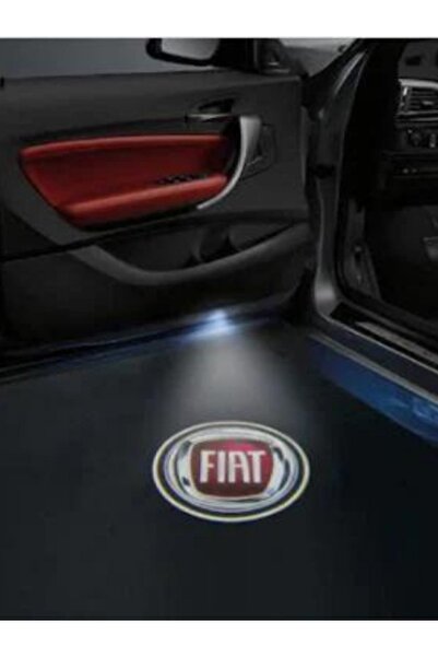 Unichrome Fiat Logolu Kapı Altı Logo Lamba Pilli Sensörlü Kolay Montaj