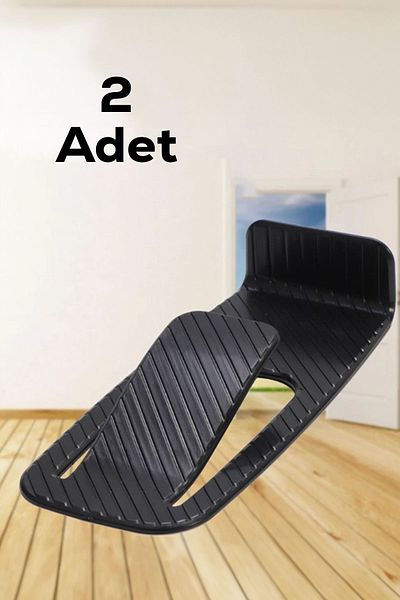Porsima Opritor de ușă adeziv 2 buc Opritor de ușă din plastic sub ușă
