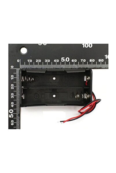 Unichrome 18650 Lityum Iyon Pil Batarya Yuvası Ikili Seri Bağlatı 2 Kanal