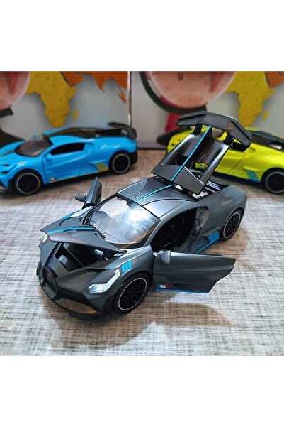 LRS STORE Gri Diecast,Metal Oyuncak Araba Bugatti Divo Çek Bırak Model Araba ...