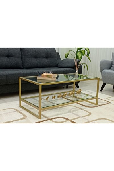 entemiz Gold Cam Orta Sehpa 110*60 Cm