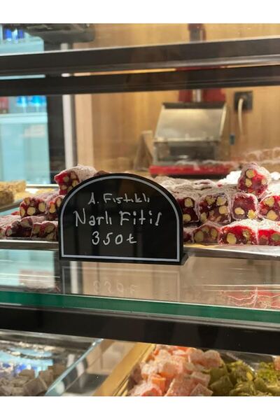 CYS ETİKET Siyah Pvc Kara Tahta,fırın,büfe, Masa Stand, Pastaneyaz Sil Etiket...