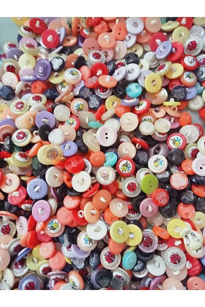 karasu spot Button 100 Pieces Mixed