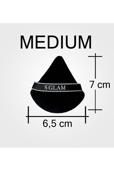 S'GLAM MAKYAJ SÜNGERİ VE MEDIUM PUDRA SÜNGERİ SETİ