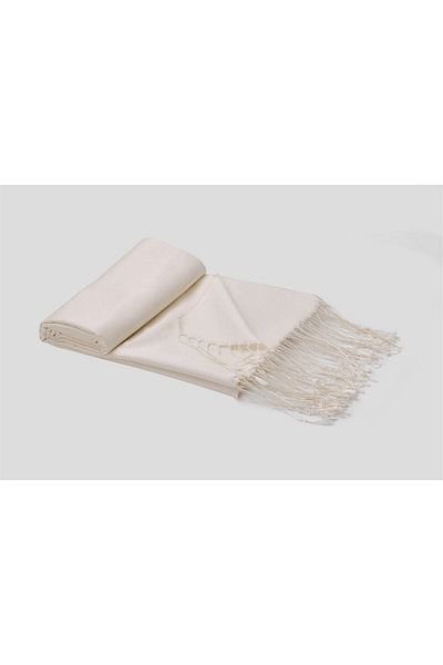 ARMANDA 100% Silk Cream Color Shawl