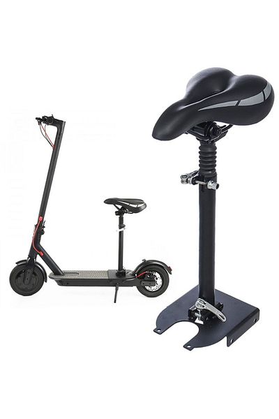 CityMate Black Electric Scooter Seat - Folding Suspension