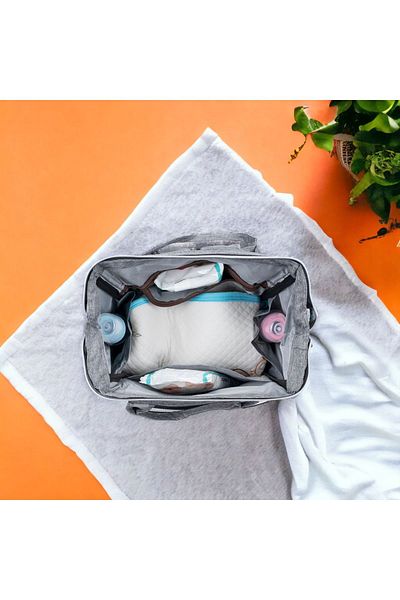 Sahra Stain Resistant Waterproof Thermal Compartment Segmented Mother Baby Care Backpack