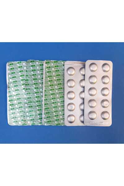 Havuz suyu ph test tableti (Phenol red) 50 tablet