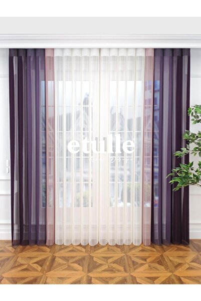 Etulle Lisbon - Yeni Nesil Akıllı Dikey Tül Zebra Perde