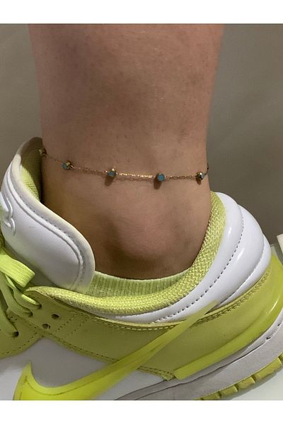 azra takı tasarım Women's Handmade - Gold Anklet