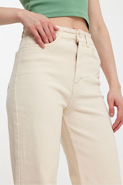 Penyelux Women's Baggy High Waist Oversize Palazzo Jeans