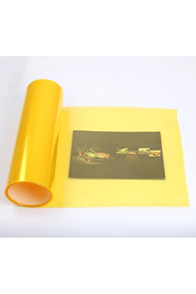 ede Κίτρινη μεμβράνη προβολέων - Φύλλο στοπ 30 εκ. x 10 μέτρα