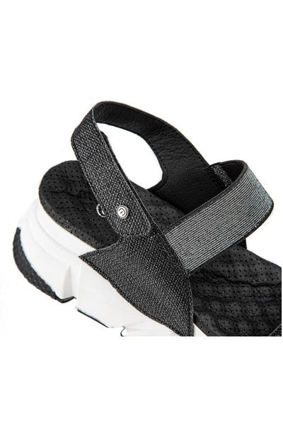 Muya Keid 31187-430 Anatomical Sole Black Women's Sandals - 36-40