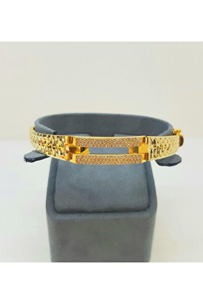 AltınAlalım Taşlı Kelepçe Bilezik