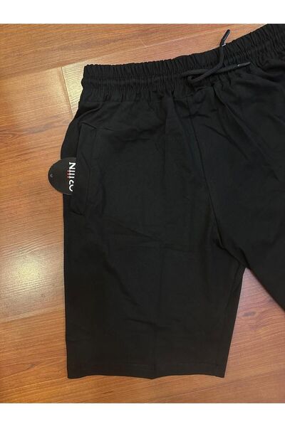 orijintex Iron Maiden Number of The Beast Baskılı Unisex Siyah Şort