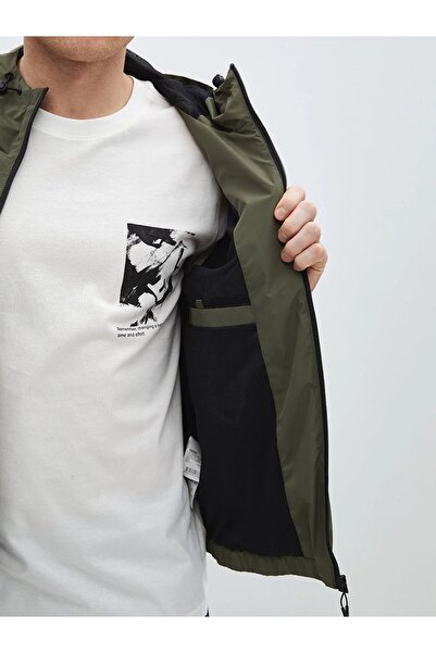 LC Waikiki LCW Casual Standard Fit Hooded Men's Coat