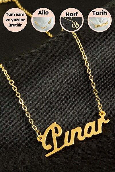 Bijuteri Net Pınar isimli kolye (Kişiye Özel)