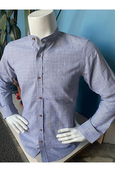 CLASSO Cotton Prevailing Collar Sleeve Epaulets Shirt