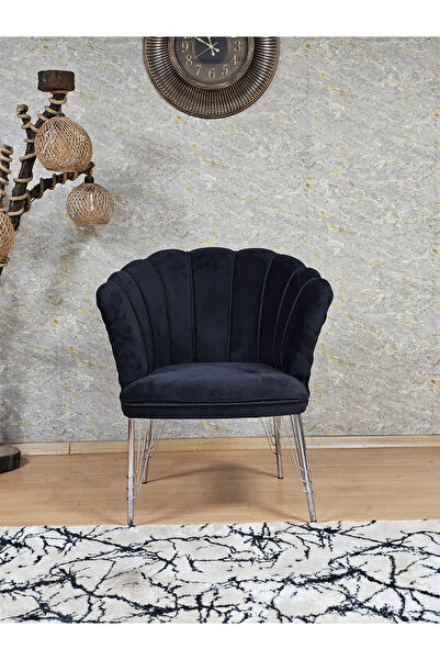 ZAFİR Tekli Krom Kaplama Tel Ayak Papatya Çay Seti Koltuk Tekli Berjer , Balkon, Salon, Ofis, Cafe Koltuk