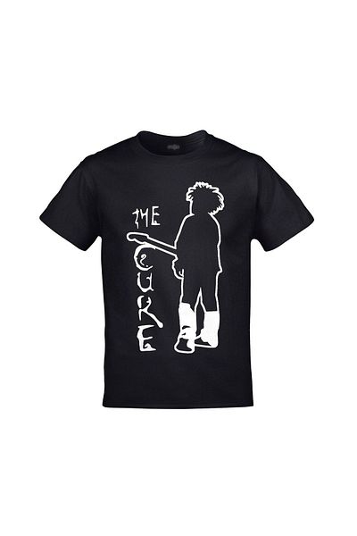 Orijin Tekstil The Cure Printed Unisex Black T-shirt