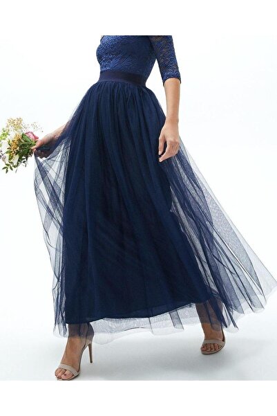 MODAALFABE Fusta din tul Hijab căptușită