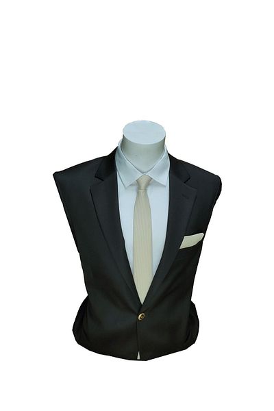 Elegante Cravatte Σετ γραβάτα και μαντήλι με σχέδιο Ecru Dobby
