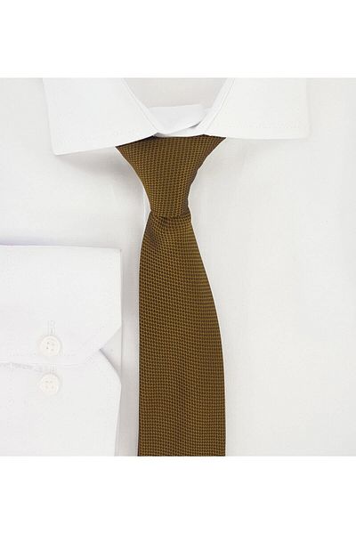 Elegante Cravatte Каки зелена тъкана вратовръзка Dobby