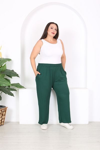 XL Modam Green Large Size Cupra Pants - FlexiBle Sand