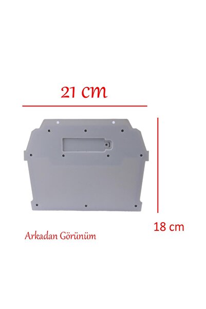 Badem10 Dış Mekan Apliği Sensörlü Bahçe Duvar Aplik Güneş Enerjili 3 Modlu Sarı Işıklı 15 W Fener Lamba