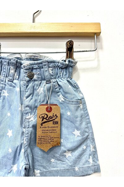 rois kids KIZ ÇOCUK ŞORT YILDIZ BASKILI