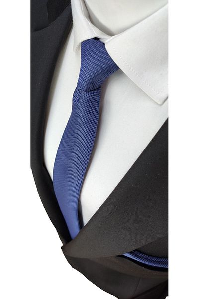 Elegante Cravatte Комплект от 3 вратовръзки и кърпичка в персийско синьо, сливово и зелено