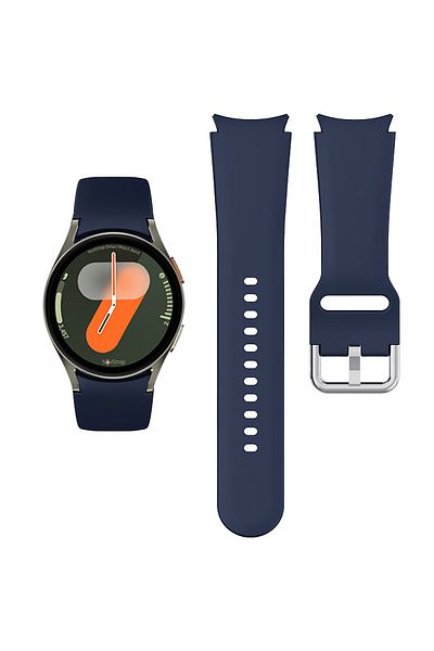 NovStrap ساعة سامسونج جالاكسي 7 6 5 برو 4 Fe 40 42 43 44 45 46 47 ملم متوافقة مع حبل سيليكون مع دبوس تغطية كاملة