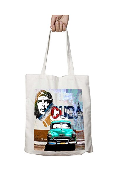 ART HEDİYE Che Guavera з принтом Куба Двостороння стійка до прання сумка