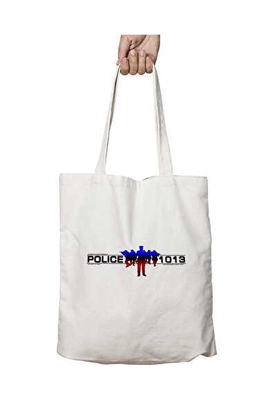 ART HEDİYE POLICE 1013 - Пральна сумка з постійним принтом для школи та пляжу