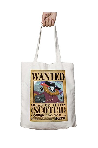 ART HEDİYE Wanted Scotch Anime - حقيبة قابلة للغسل مطبوعة على الجانبين