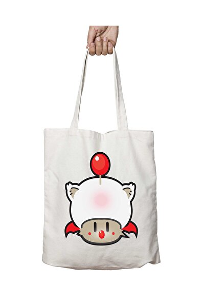 ART HEDİYE Super Mario Mushroom Kupo Moogle - حقيبة قابلة للغسل بطبعة فاينل ف...