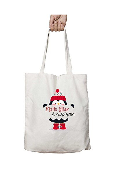 ART HEDİYE HappY New Year's Friend - Penguin Patterned, Lasting and Washable ...