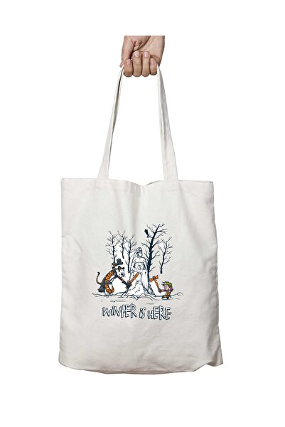 ART HEDİYE حقيبة مطبوعة قابلة للغسل من Game Of Thrones Calvin And Hobbes - تد...