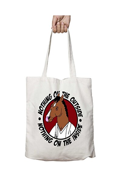 ART HEDİYE Two Sided Printed Washable Bag - Nothing On The Outside Nothing On...