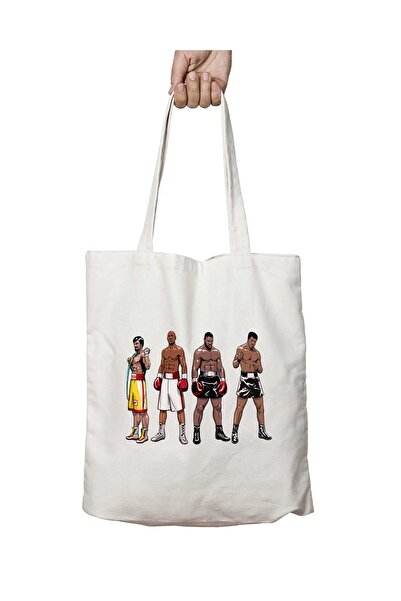 ART HEDİYE Boxeri Muhammad Ali - Geantă permanentă imprimată lavabilă