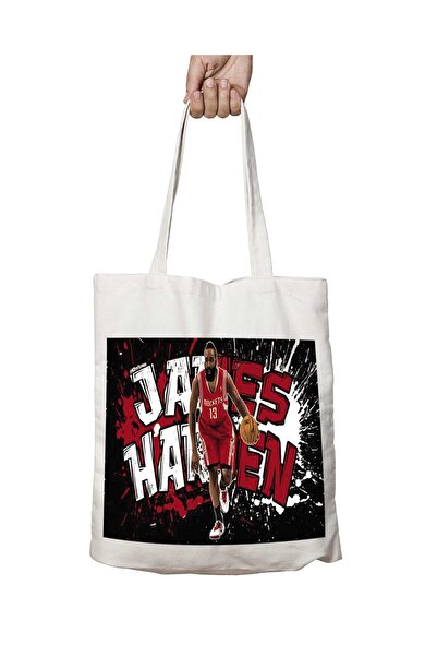 ART HEDİYE JAMES HARDEN Чорна сумка з принтом, що можна прати - Двосторонній ...