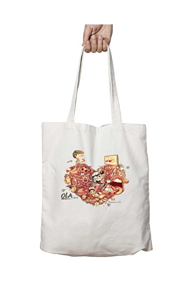 ART HEDİYE Двостороння сумка з постійним принтом, яку можна прати - Onde Esta...