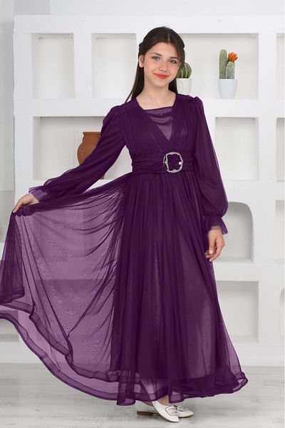 Jannock Βραδινό φόρεμα Hijab για κορίτσια - Νυφικά