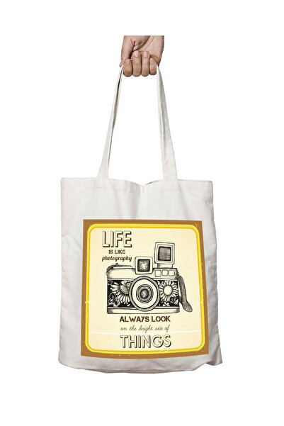 ART HEDİYE Фотографія «Як життя» — двостороння сумка з постійним принтом, яку...