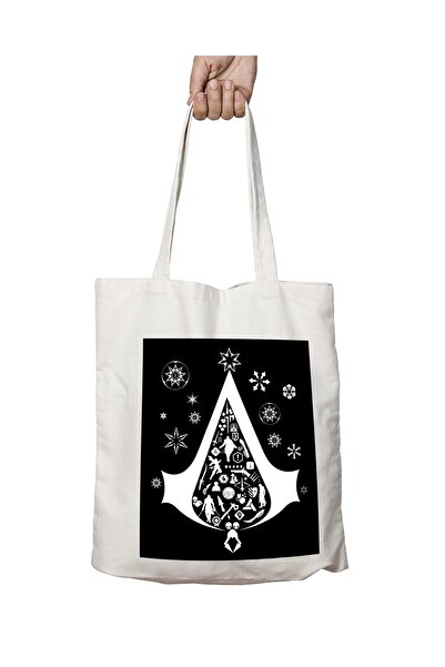 ART HEDİYE Assassins Creed Мийка сумка з принтом - Різдвяна ялинка, двосторон...