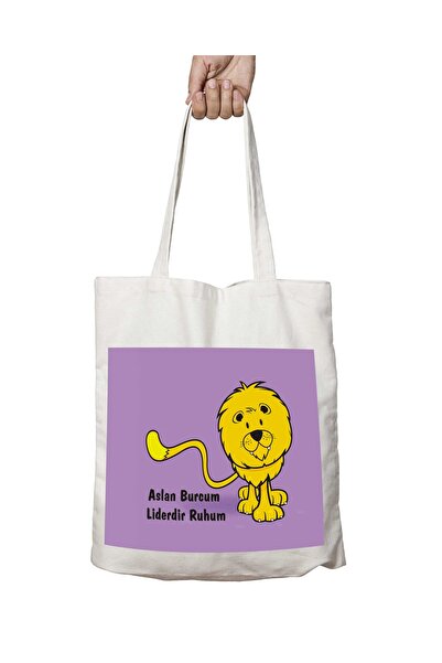 ART HEDİYE Лев - Лідер Душа Моя Сумка з принтом, міцна та пранна