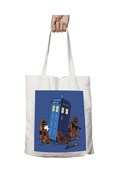 ART HEDİYE Doctor WHo Printed THief WasHable Bag - Lasting on Two Sides