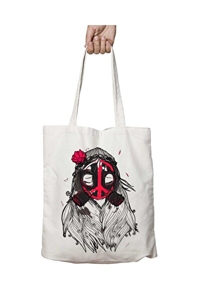 ART HEDİYE حقيبة قابلة للغسل بطبعات الحرب والسلام - دائمة