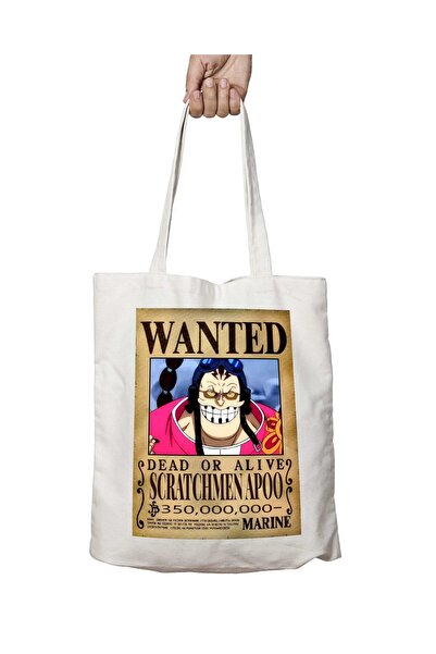 ART HEDİYE Apoo Anime Wanted Scratchmen - Two Sides Permanent Printed, Washab...