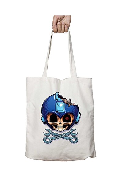 ART HEDİYE MegaMan GameOver - Washable Permanent Printed Bag
